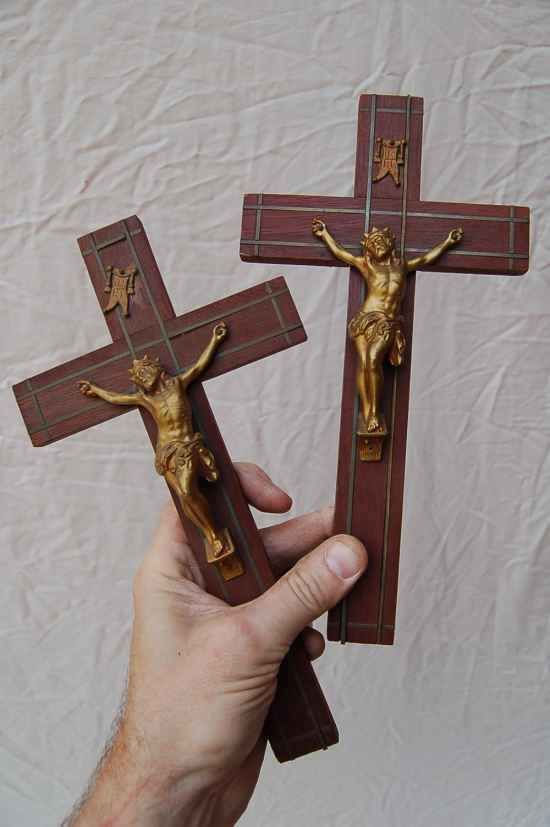  Older Crucifix Convent Cross Small Altar Cross