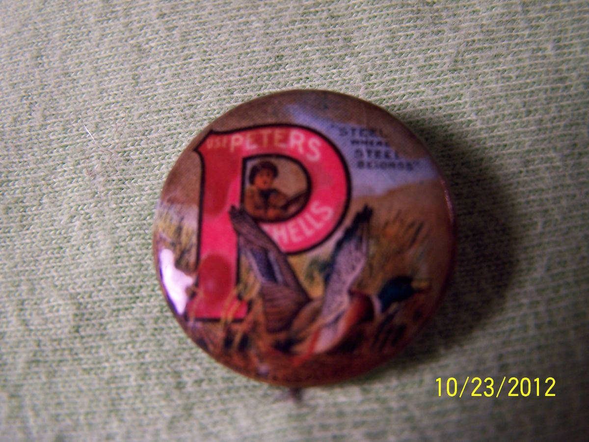 PETERS CARTRIDGE COMPANY PINBACK