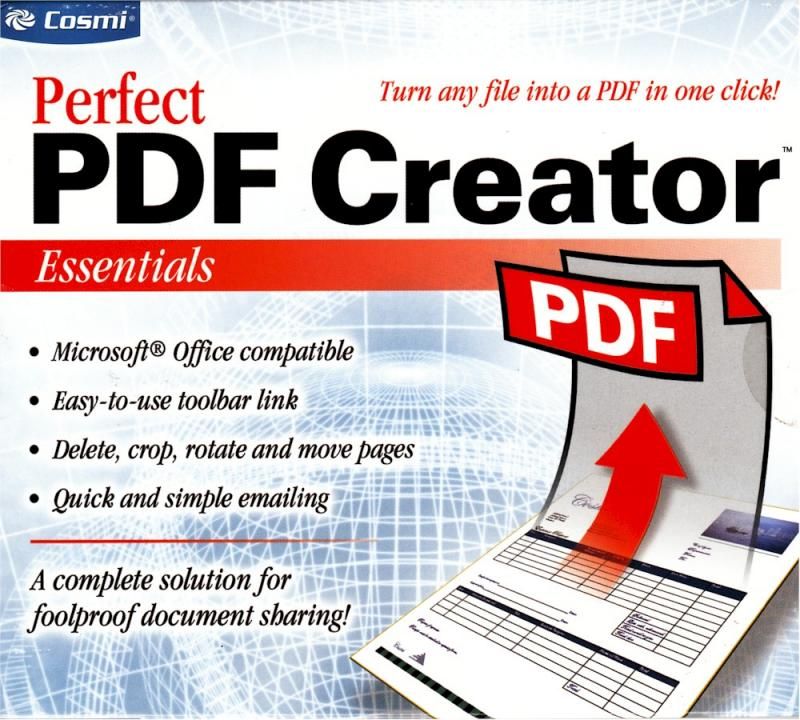 Brand New Computer PC Software Program Perfect PDF Creator