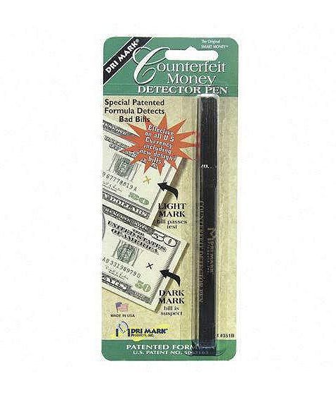 Dri Mark Counterfeit Bill Detector Pen New