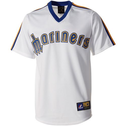 Majestic Seattle Mariners Cooperstown Collection Throwback Jersey