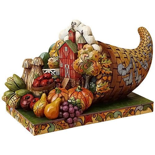 Jim Shore Cornucopia Diorama Country Bounty 4017595