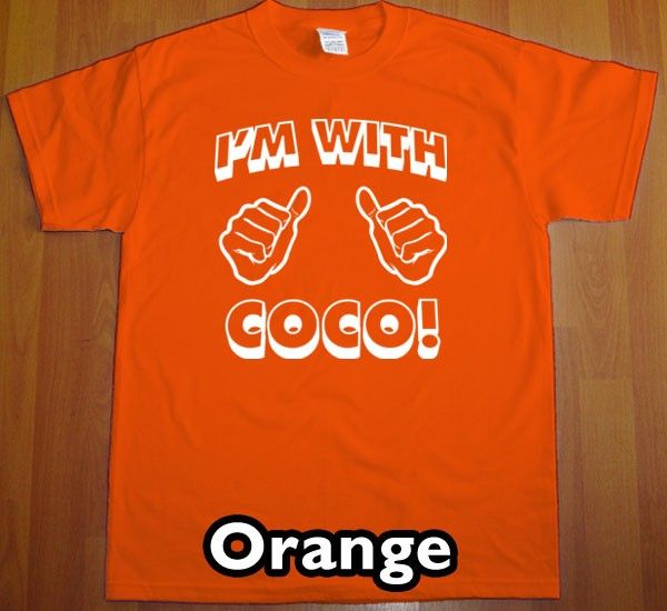 New IM with Coco T Shirt Team Conan OBrien Funny Tee