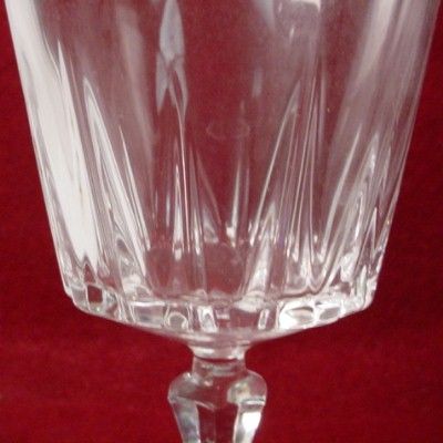 CRIS dARQUES Durand Crystal VERSAILLES pattern WATER GOBLET