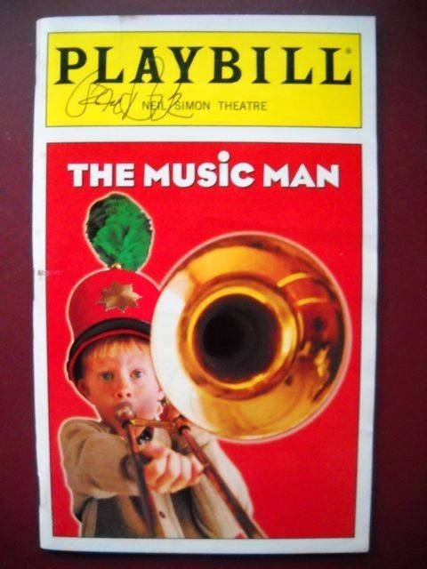 Craig Bierko Signed Only Autographed Playbill The Music Man Rebecca