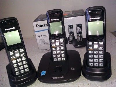  KX TG6413T Plus 3 Handsets DECT 6 0 Cordless Phone System R4