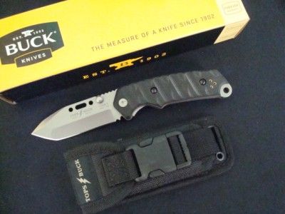 buck tops csar t folder knife b0095