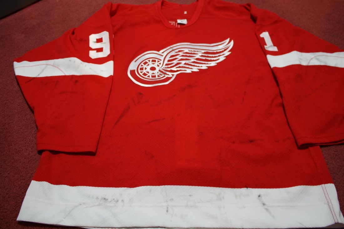 SERGEI FEDOROV 0203 Red Wings Set 2 Game Worn Hockey Jersey