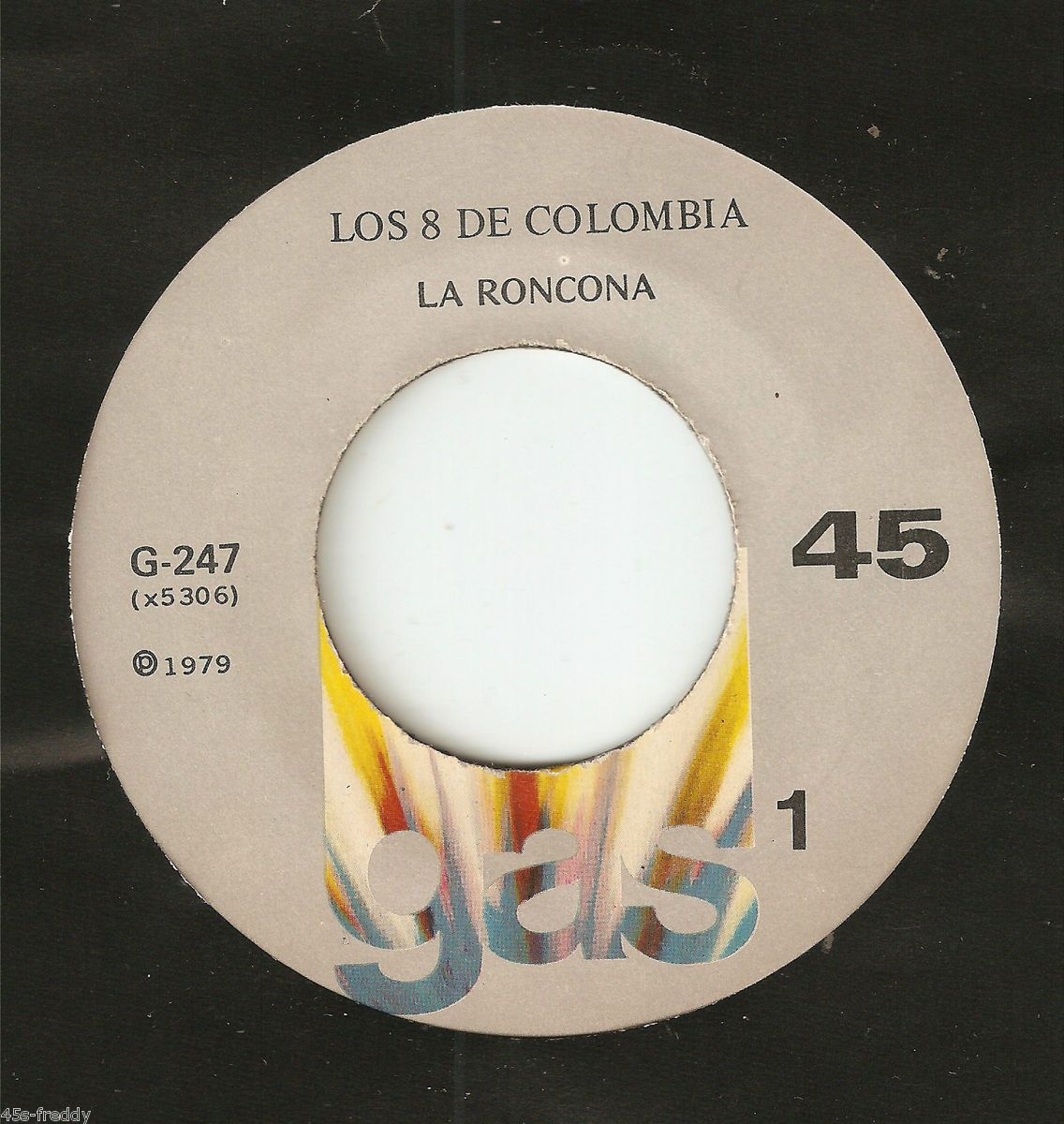 Los 8 de Columbia 45 La Roncona Cuerpo Cobarde Latin VG