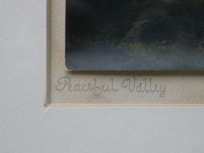 Maxfield Parrish Peaceful Valley Original Print 8 x 11