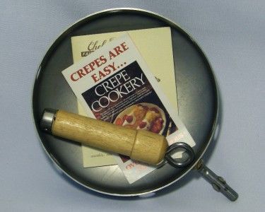  New Old Stock CHEF FAIRGROVE CREPE PAN Original Box 1976 UNUSED Minty