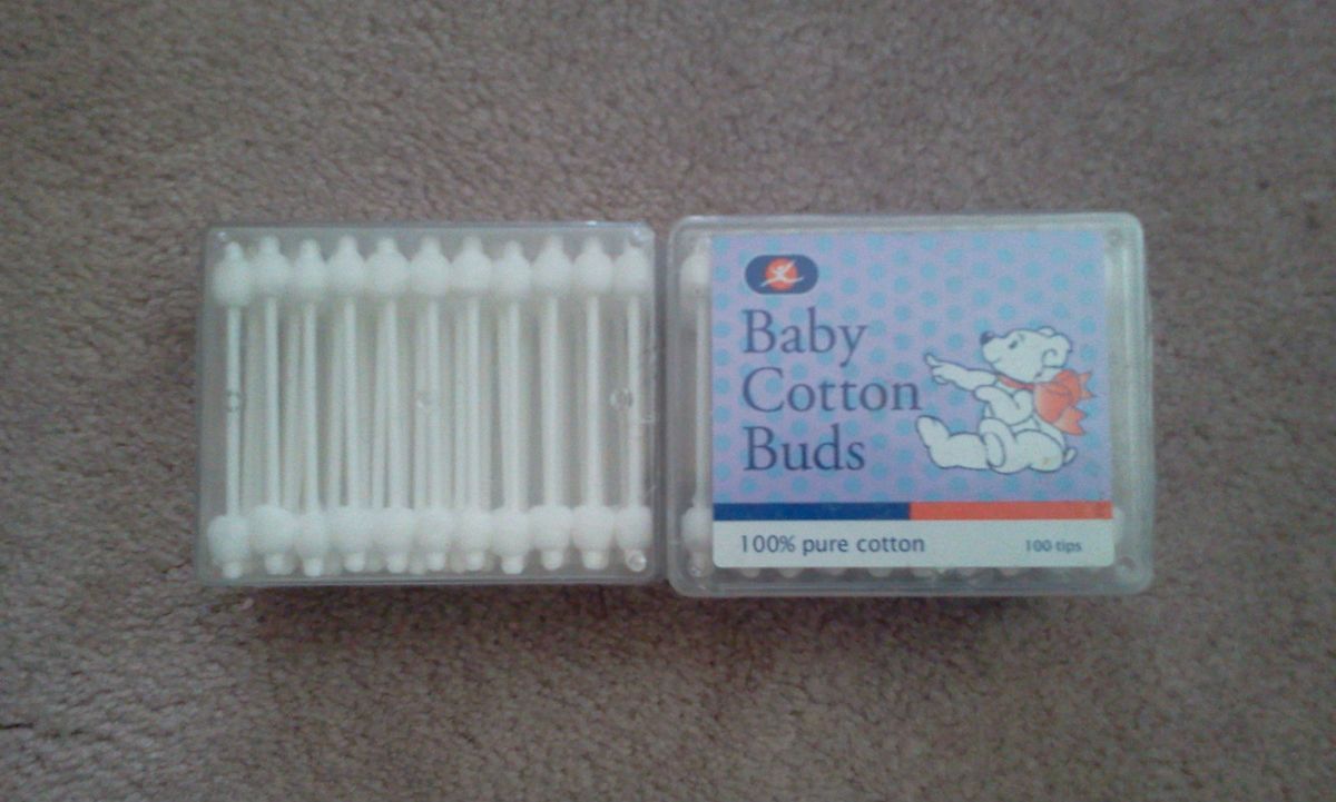  2 New in Box of Baby Cotton Buds 200 Swab