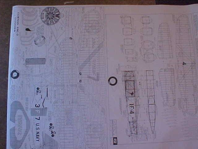 Curtiss F11C 2 Goshawk Full Size Wood Plans 31 w S