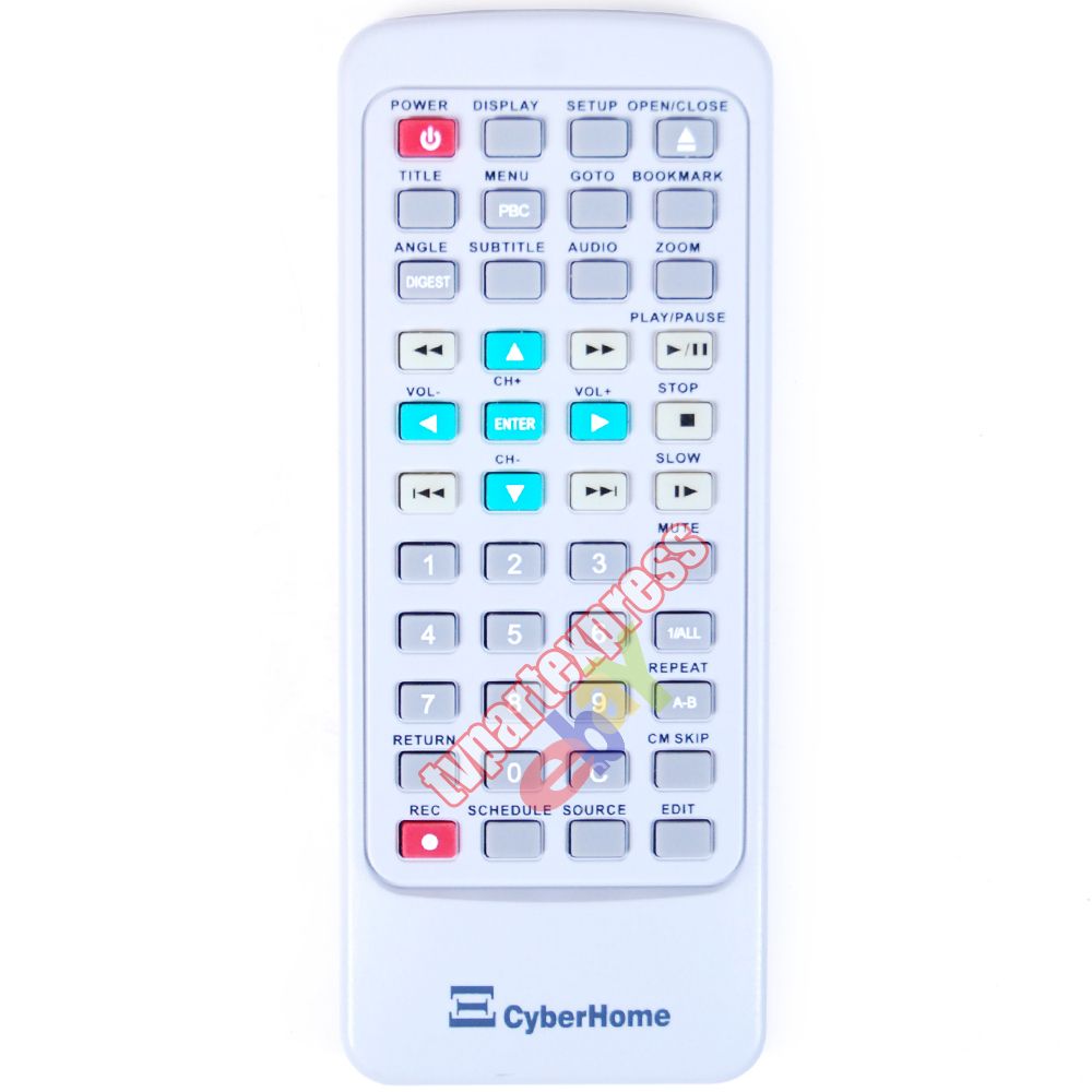 CyberHome CH DVR 1200 DVD Recorder Remote Control