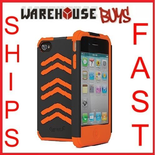 New Cygnett WorkMate Pro Snap On Case iPhone 4 4S Gray Orange