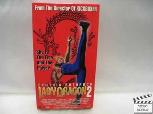  Lady Dragon 2 VHS 1993 Cynthia Rothrock RARE