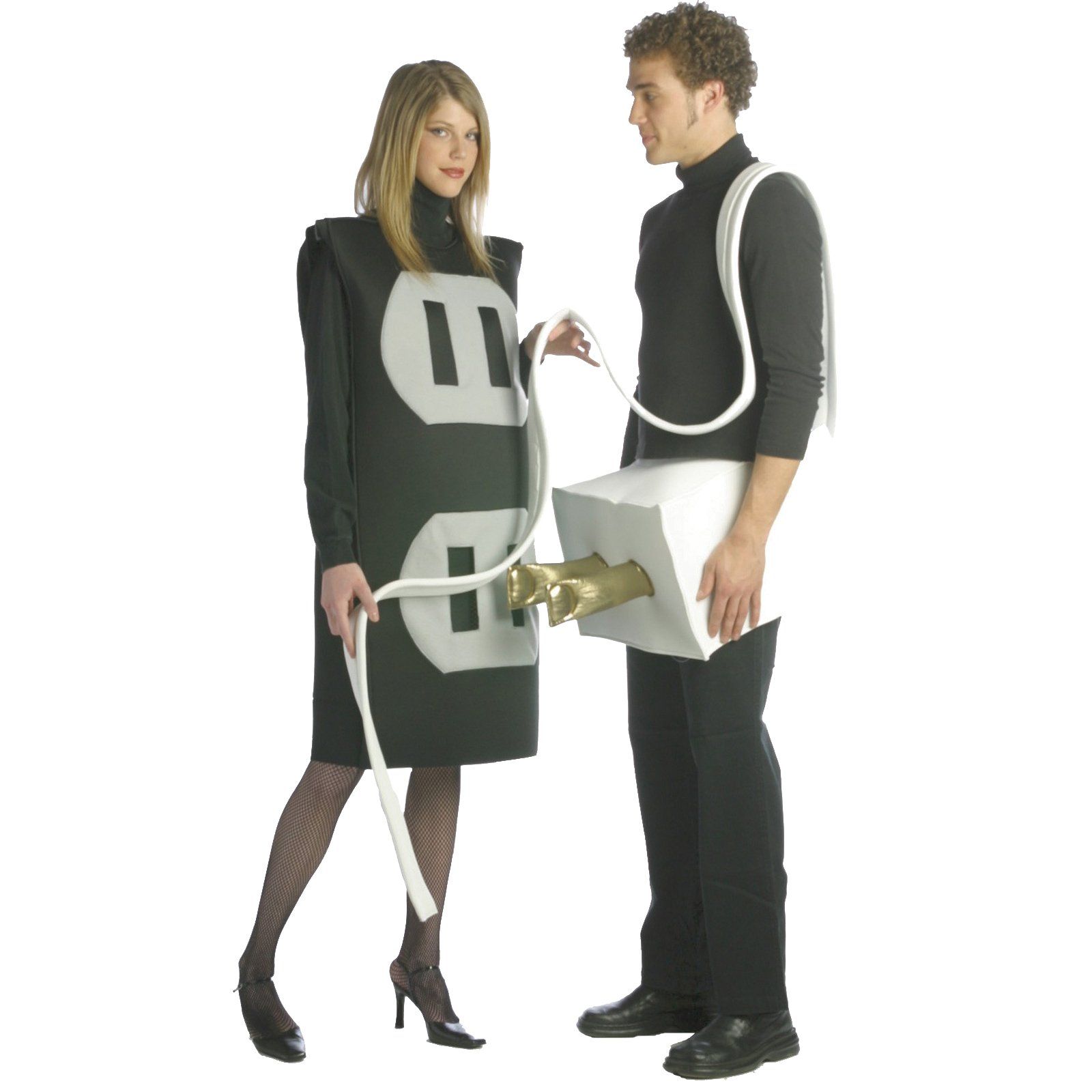 Couples Plug And Socket Funny Humorous Adult Womens Mens Costume