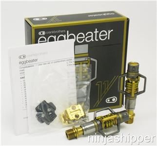 NEW Crank Brothers Eggbeater 11 Pedals   Gold   Crankbrothers