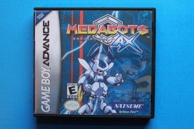 Medabots AX Rokusho Version Gameboy Advance Boxed in Collectors Case