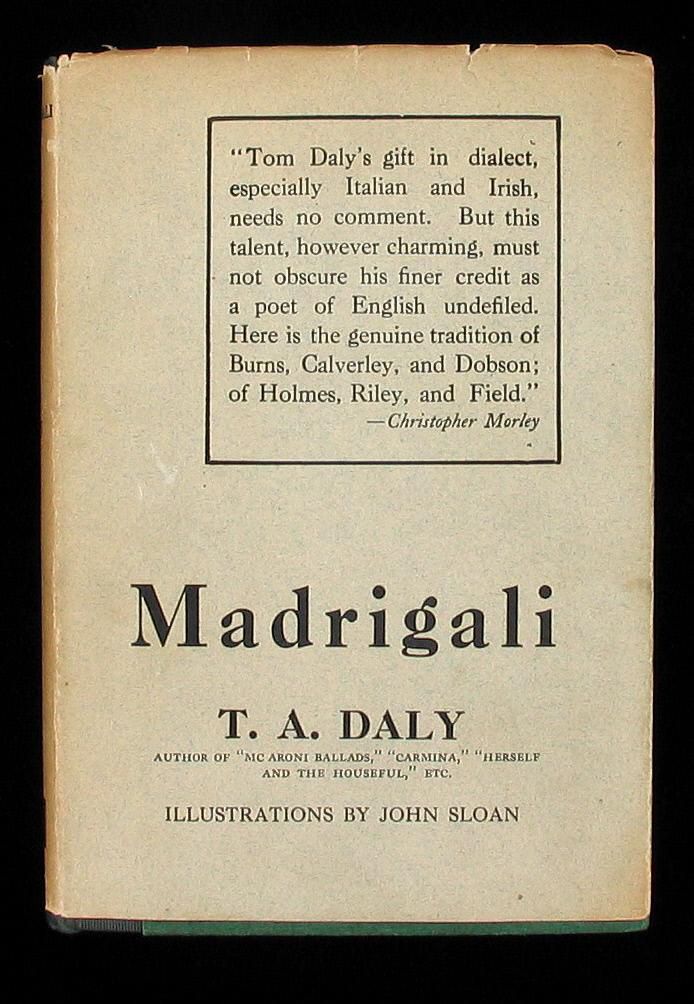 by ellis antique madrigali t a daly poetry illus book