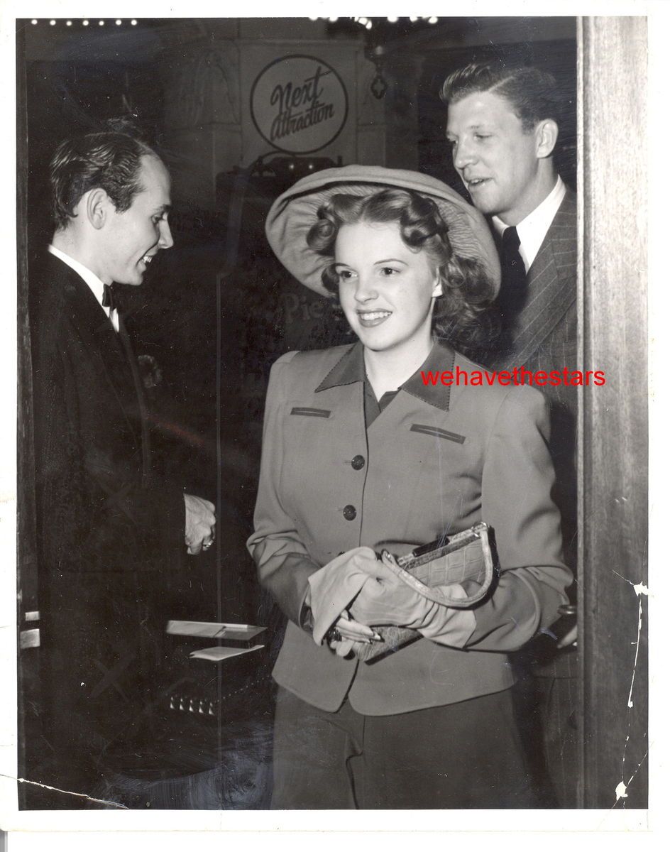 Vintage Judy Garland Dan Dailey 40 Candid at Village Theatre by Fink