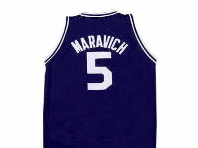 Pete Maravich Daniel High School Jersey Blue New Any Size