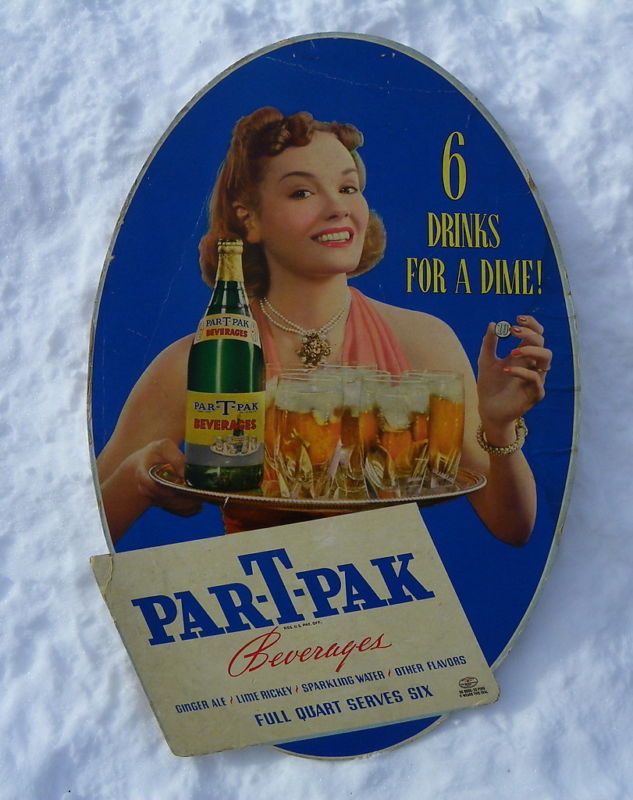  Par T Pak NEHI Cardboard Sign