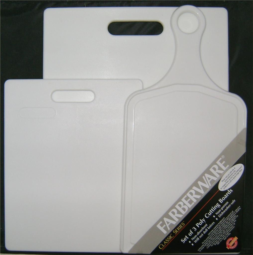  Farberware Classic Poly Cutting Boards Non Porous Non Absorbent