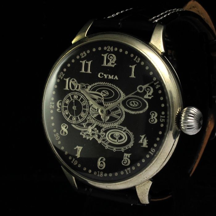  1930s Tavannes CYMA Vintage Switzerland Watch Watches Wheels