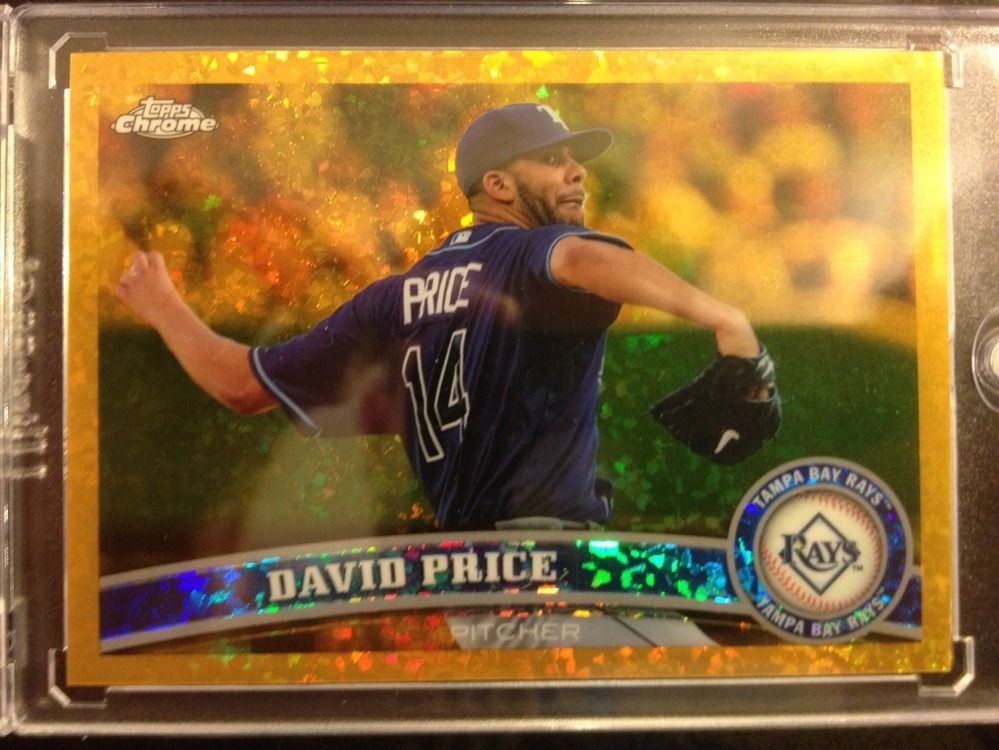 2011 Topps Chrome David Price Canary Diamond Superfractor 1 1 CY Young