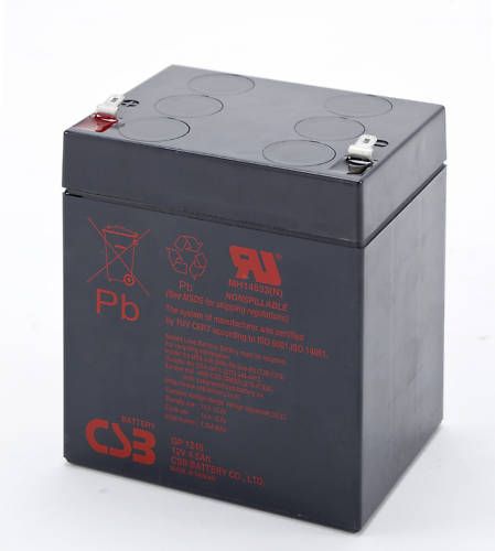 Battery GP1245 12V 4 5 AH CSB Technologies Faston 187