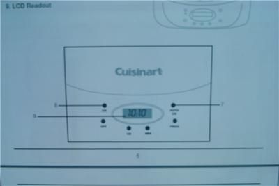 Cuisinart 12 Cup Coffee Maker W/Thermal Carafe DTC975BKN GUC