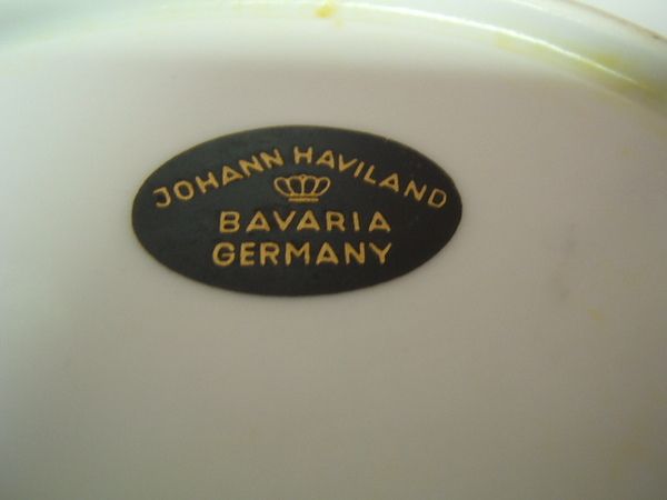 Johann Haviland Bavaria Germany China large platter Dawn Rose