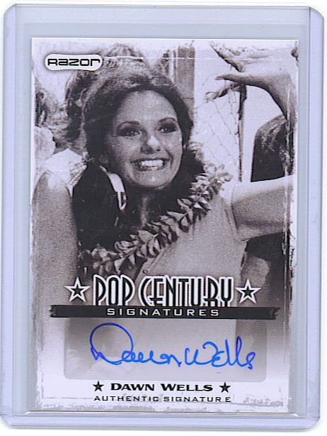 2010 Razor Pop Century Dawn Wells Auto Autograph