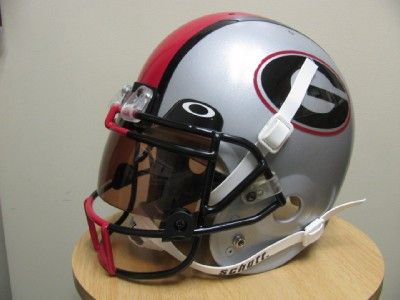  Bulldogs 2011 Pro Combat Fullsize Football Helmet Oakley Visor