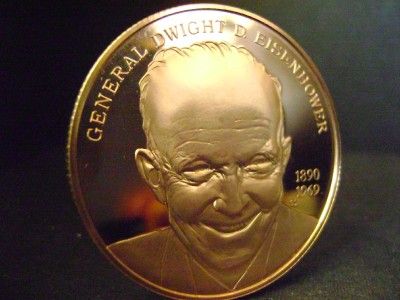 1890 ~ 1969 DWIGHT DAVID EISENHOWER ( SALUTE TO IKE ) medals unc