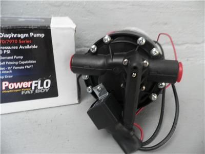 Delavan PowerFlo Fat Boy Diaphragm Water Pump 12V Up to 150 PSI 7 GPM