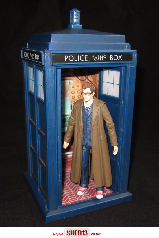  Doctors Flight Control Tardis A Choice of David Tennant Figures