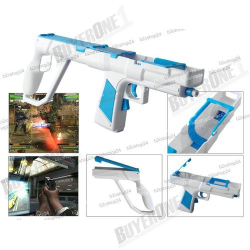 Rumble Zapper Gun for Nintendo Wii Remote Controller