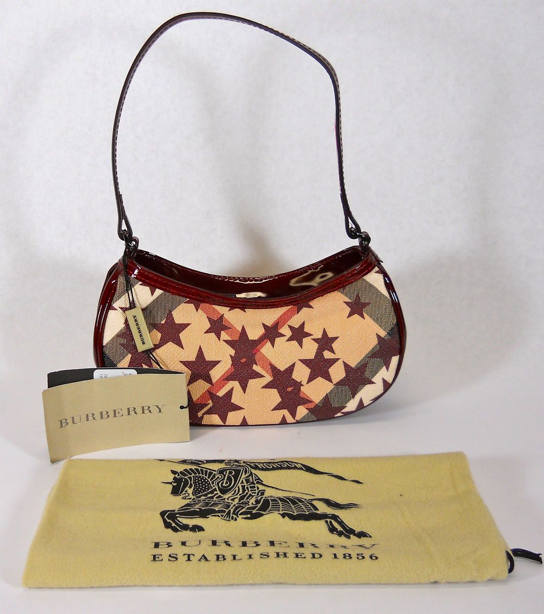 BURBERRY DESIGNER HANDBAG SMALL PURSE NWT Dustbag Giftbag 100