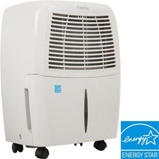 EdgeStar 40 Pint Portable Dehumidifier 2500 Sq ft Energy Star Compact