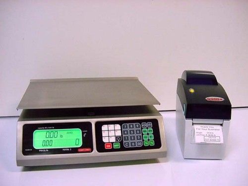 New Deli Food Meat Computing Digital Scale w Printer