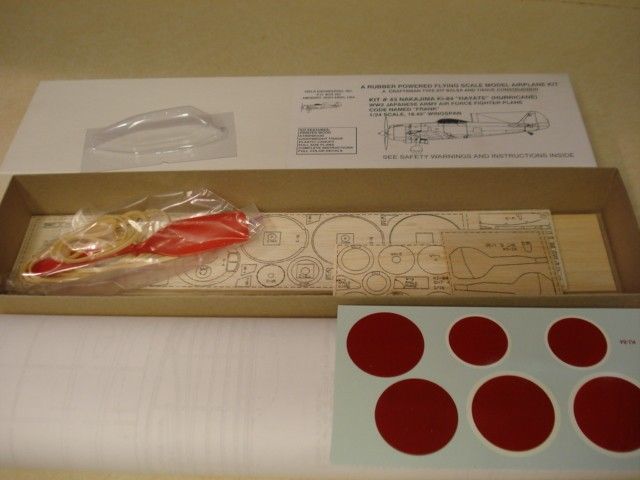 DIELS ** NAKAJIMA ** WW2 BALSA MODEL AIRPLANE KIT