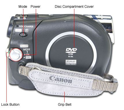 Canon DC 330 DVD Camcorder 2000x Dolby Digital