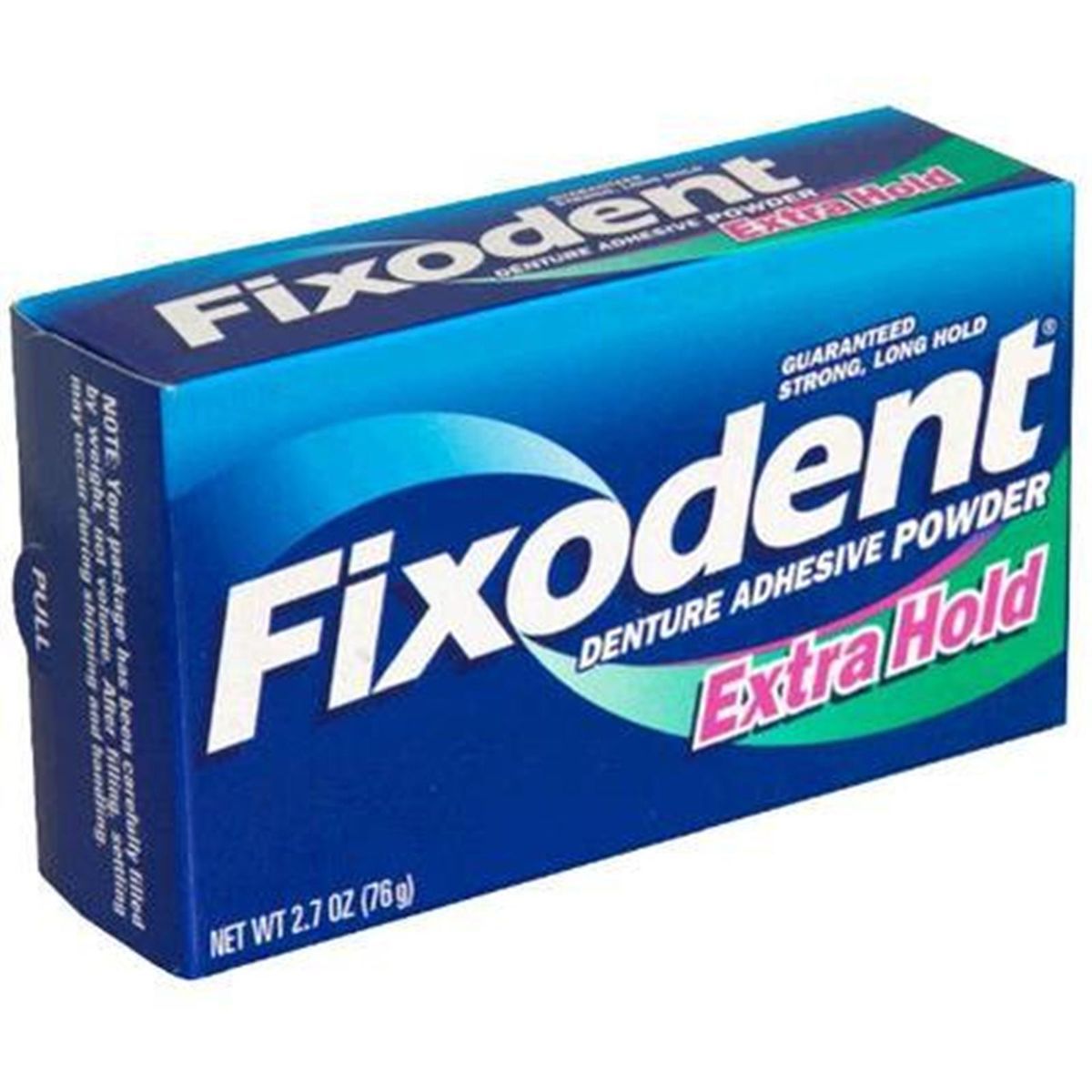 Fixodent Denture Adhesive Powder Extra Hold 2 7 Oz