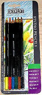 Derwent Studio 6 Pencils New SEALED