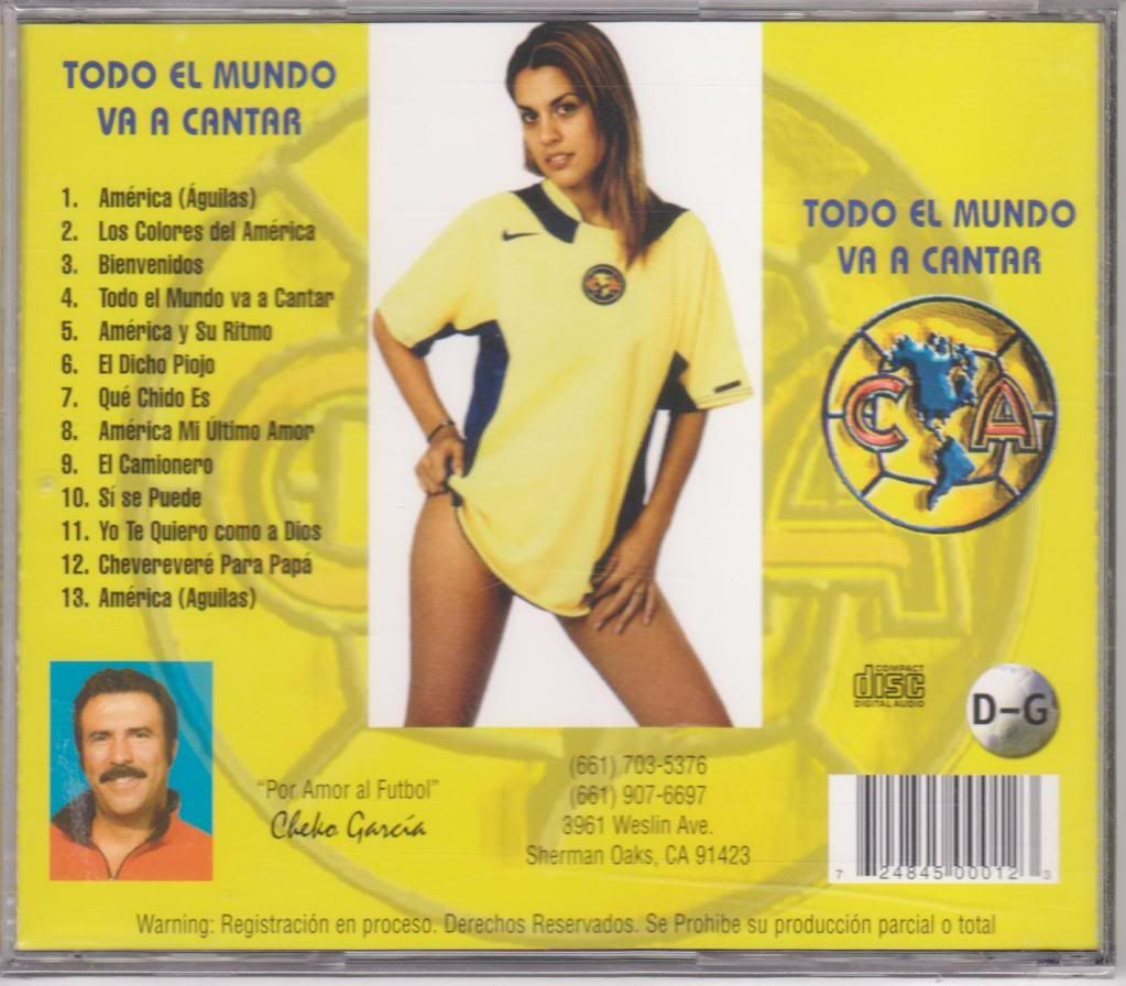 Aguilas Del America CD La Porra Aguilas Aficionado Musica Exclusiva