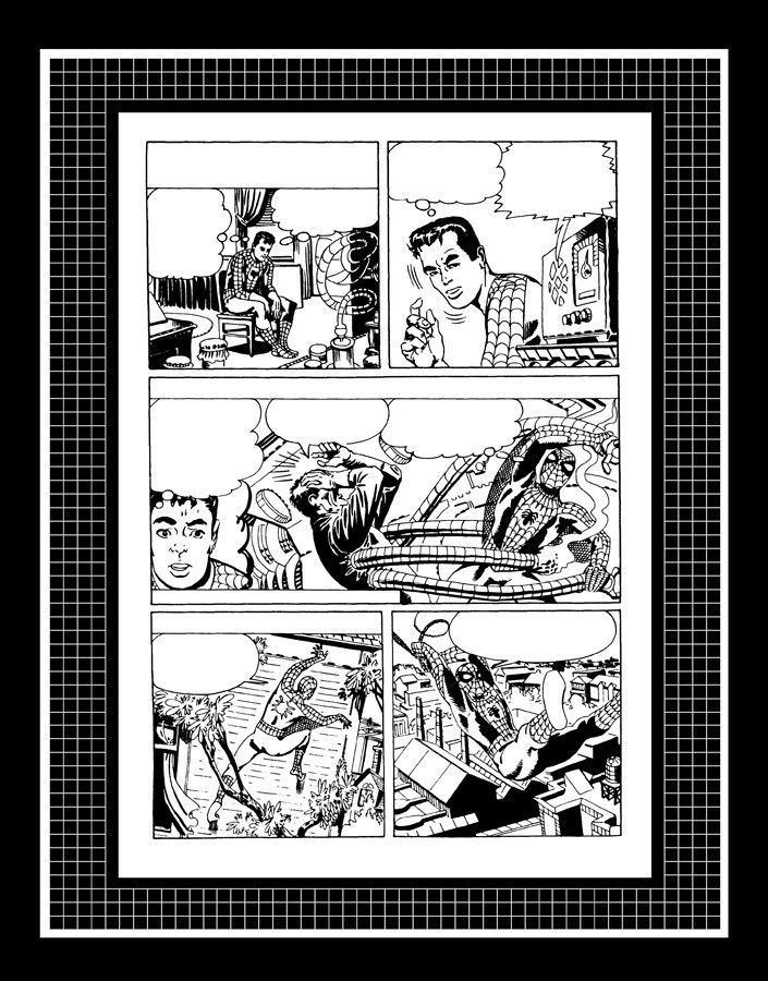 Steve Ditko Spiderman 11 Rare Production Art Pg 2