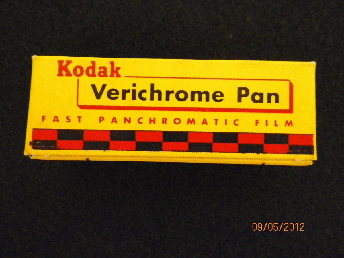 Vtg Kodak 620 Film Verichrome Pam B&W Develop before dated 1959 L@@K