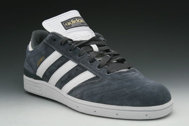 Adidas Busenitz Mens Sneakers in Dark Onyx Running White Metallic Gold